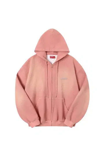 새상품 지퍼 후드티 핑크 Waffle Zip Hoodie