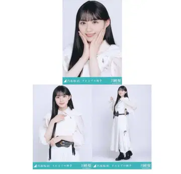 노기자카46 브로마이드 3장 컴프 카와사키 사쿠라 그때까지의 유예