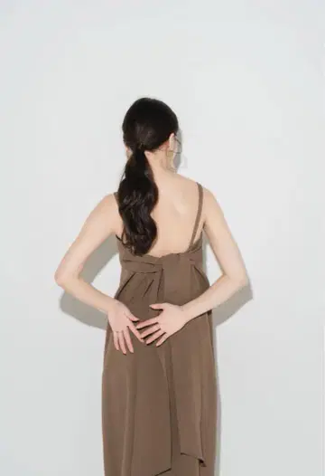 Eaphi 백 리본 레이어드 원피스 사이즈 2
