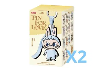 러브럽 PIN FOR LOVE 봉제 인형 펜던트 (A-M) 피스 2개