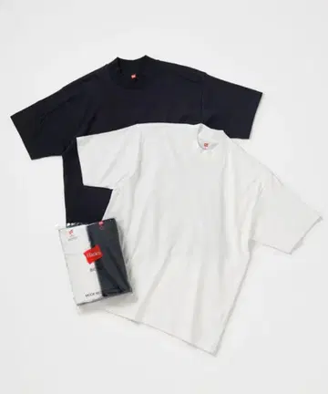 Hanes for BIOTOP US COTTON MOCK NECK