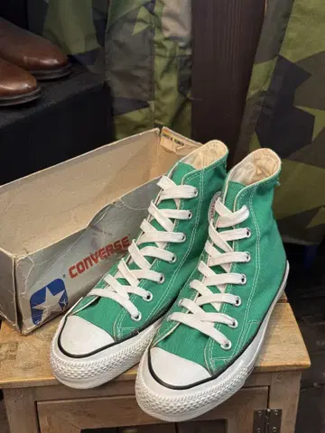 DeadStock 80's CONVERSE 그린 은색 상자