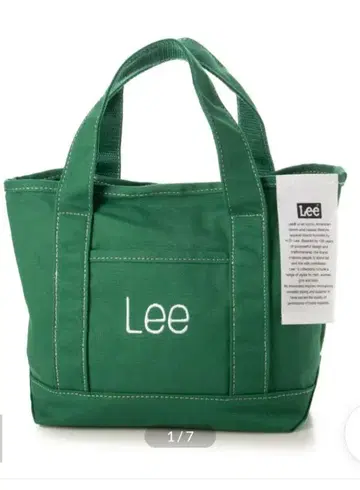 미사용 새상품 Lee 토트백 그린