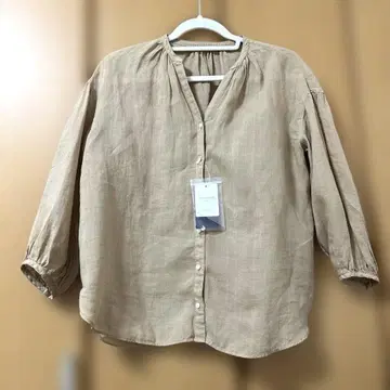SHIPS 린넨 100% 셔츠 (택 포함)