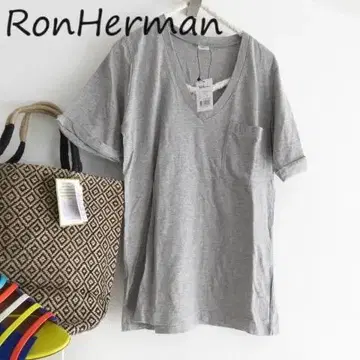 새상품 RonHerman 론 헤르만 V넥 T셔츠 S사이즈
