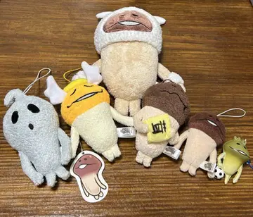 나메코 봉제 인형 키링 세트