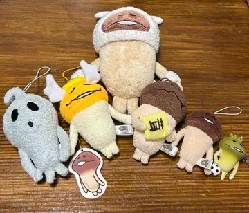 나메코 봉제 인형 키링 세트