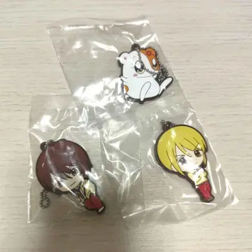 극상 메챠모테 위원장 가챠가챠 스트랩 3개 세트