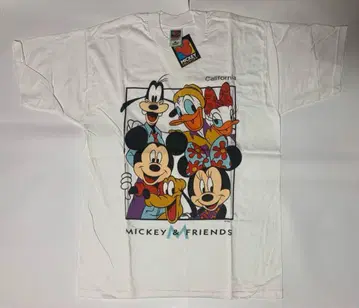 [ 데드스탁 ] 미키&프렌즈 디즈니 프린트 T 셔츠 SIZE L