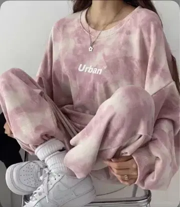 Urban 타이다이 핑크 룸웨어