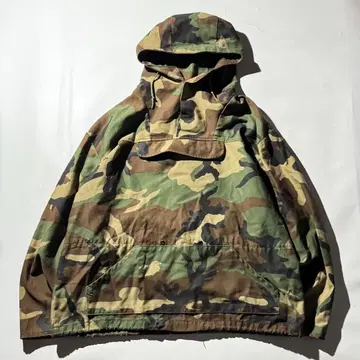 90s U.S.army woodland 아노락 파카 y2k