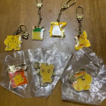 동물 캐릭터 키링 7개 세트 씽씽 하무타로