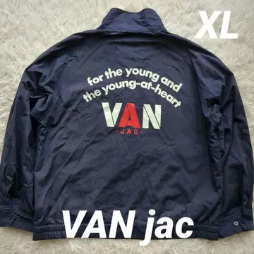 레어 XL VAN jac 밴재킷 스윙탑 블루종 네이비