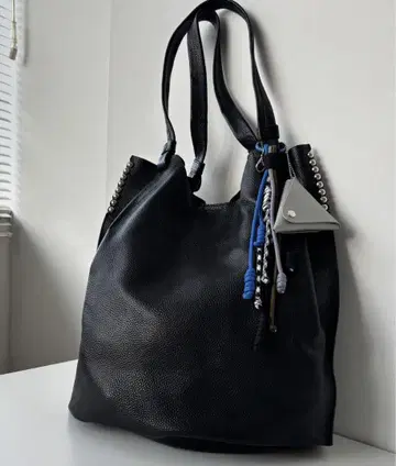 미사용품 ear PAPILLONNER 백 천연 가죽 토트백