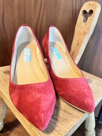 고베 양복점 와인 레드(501) 6cm 스웨이드 힐