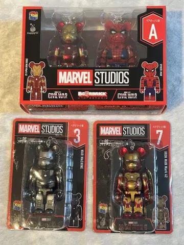 MARVEL BE@RBRICK Happy 복권 A상&3.7