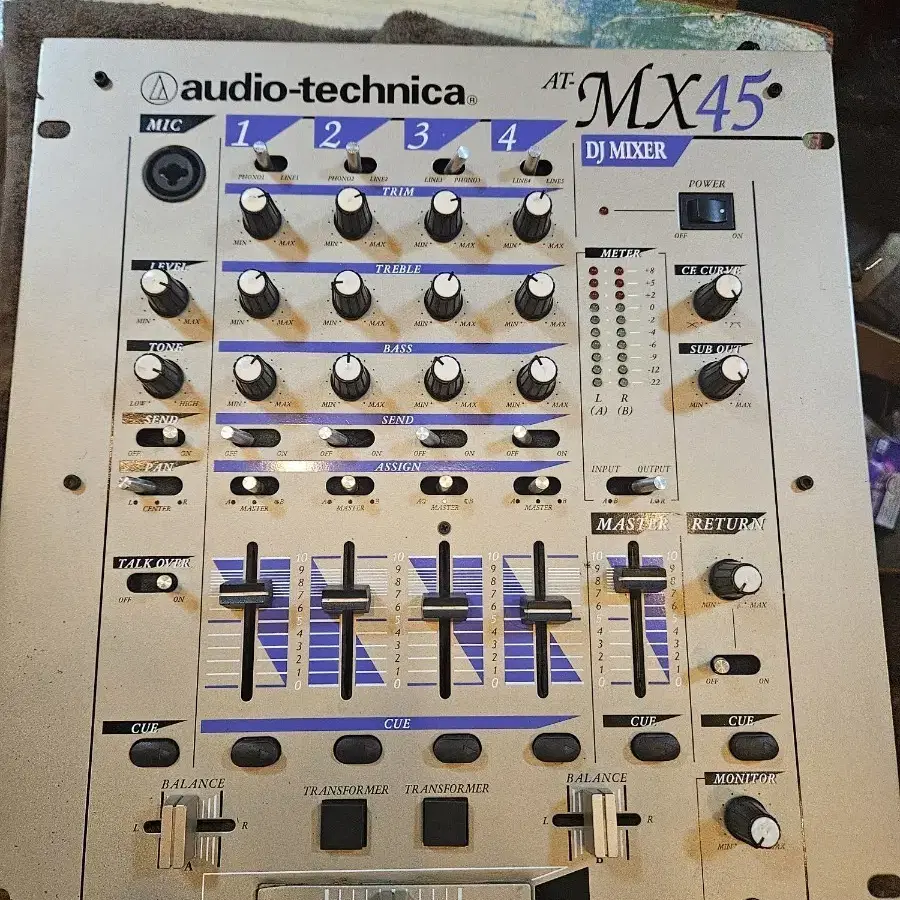 Audio Technica MX45 4ch 4チャンネルDJ MIXER Audio Technica MX45 4ch 4チャンネルDJ MIXER | DJミキサー