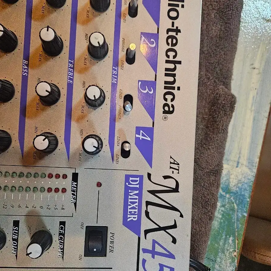 AUDIOTECHNICA | 오디오테크니카 Audio-Technica AT-MX45 DJ Mixer on