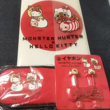 몬스터 헌터 헬로키티 콜라보 3종 세트