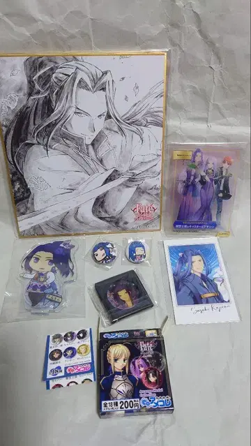 세트 Fate 어쌔신 사사키 코지로 캔뱃지 색지 브로마이드