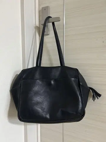 댄서 가죽 토트백 태슬 포함
