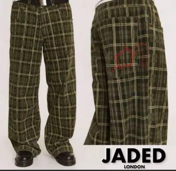 [ 가격 인하 가능 ] JADED LONDON 체크 팬츠