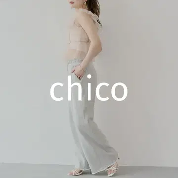 완판템 Chico 루즈 와이드 스웨트 팬츠 그레이 M
