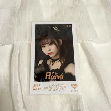 =LOVE 이코러브 오바 하나나 미니 사진 레어