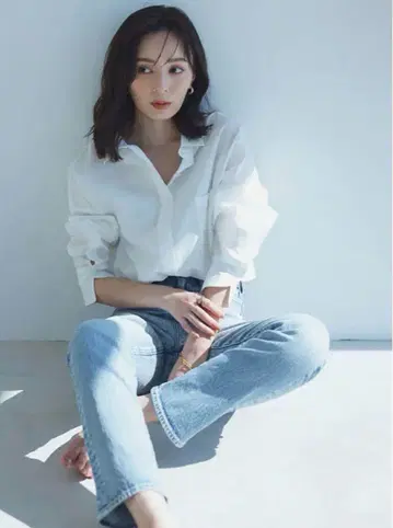 anuans 스탠다드 셔츠 화이트 FREE