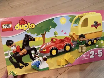새상품급 레고 LEGO duplo 10807 말과 자동차 세트