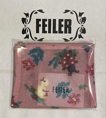 새상품 미사용 페이 하이 메쉬 파우치 S 사이즈 핑크