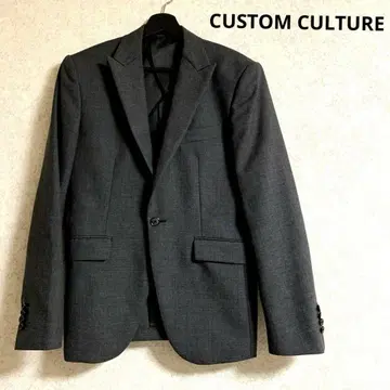 [ CUSTOM CULTURE ] 테일러드 자켓 유니언 잭 프린트