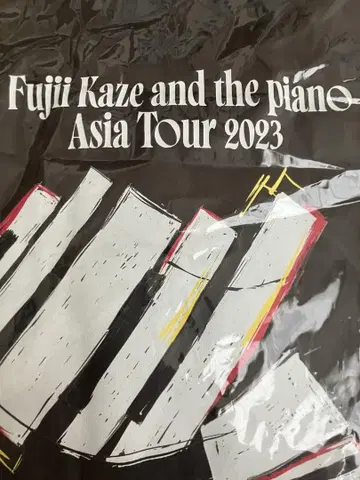 후지이 카제 Asia tour 2023 BLACK 티셔츠 M