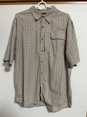 랭글러 체크 무늬 반팔 셔츠 L 90s 00s