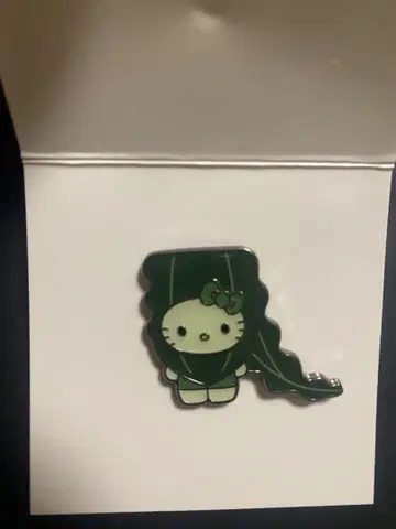 오사카 간사이 만박 해초 키티 핀 배지 마콘부
