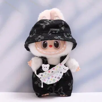 LABUBU 라브브 누이 의류 3종 세트 청바지 스타일 여름 블랙