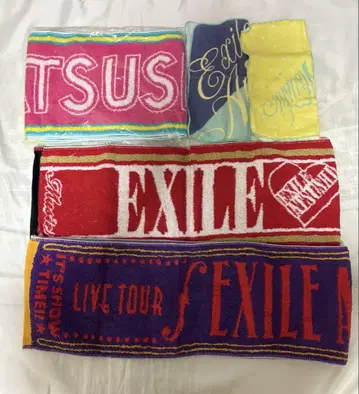 EXILE ATSUSHI 머플러 타월 3장 세트 + 덤