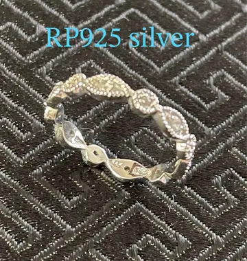 RP925 실버 큐빅 반지 16호
