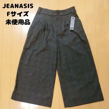 지나시스 F 사이즈 미사용품 체크 팬츠