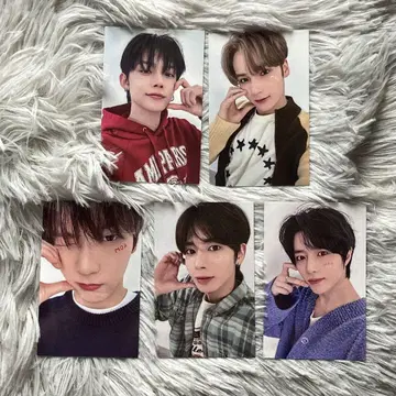 TXT SBS MOAZONE FANLIVE 사전 채록 세트 전원 5매