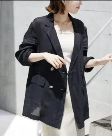 SLOBE IENA 라미 조젯 자켓