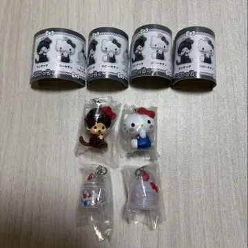 몬치치 x 헬로키티 메지루시 액세서리