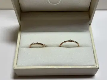 K10 핑크 골드 반지