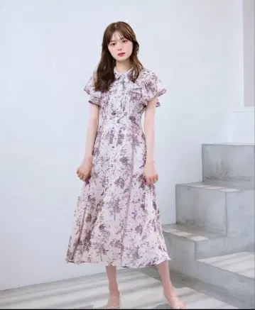 AnMILLE 안미르 플라워 프릴 턱 원피스