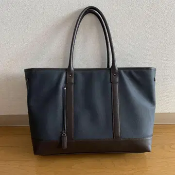 다크 블루 토트백