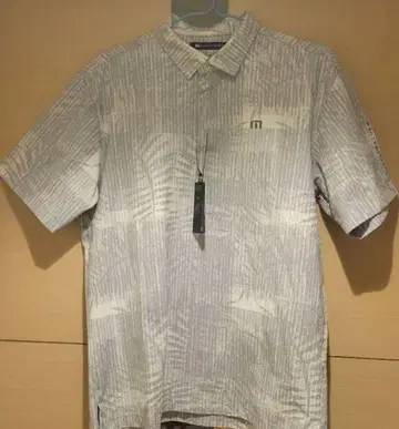 TravisMathew 리프 프린트 코튼 폴로
