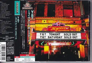 Y&T-Live at the mystic 2매 일본반 오비 포함