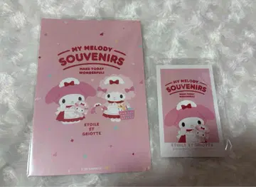 산리오 에뚜왈그리오트 마이멜로디 피아노 엽서