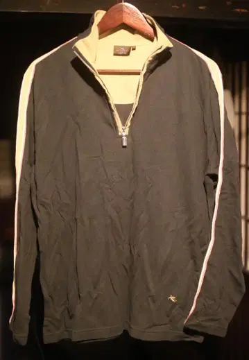 ETRO 하프 지퍼 코튼 스웨터 S