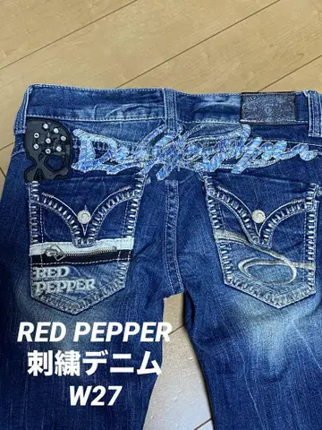 RED PEPPER 자수 데님 W27 선착순!